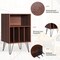 Costway File Cabinet W/Split Storage Space Saving Standing Display Bookshelf Metal Legs